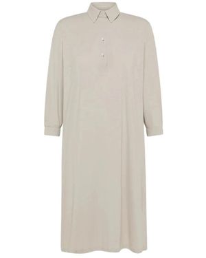 Rrd Oxford Polo Jurk - Naturel