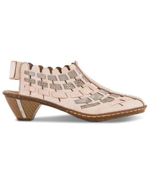 Rieker Schoenen ,Roze ,Leer Comfortabele Stijlvolle Damesschoenen