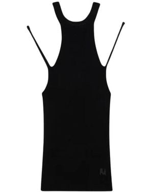 MSGM Sleeveless Tops - Noir