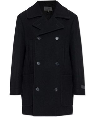 MM6 by Maison Martin Margiela Doppelreihiger Mantel - Schwarz