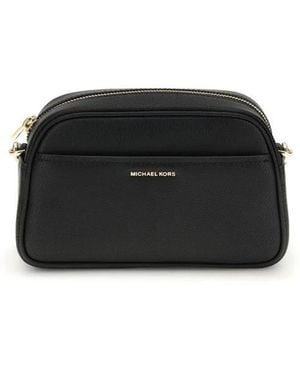 Michael Kors Elegante Jet Set Leder Tasche - Schwarz