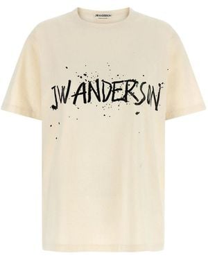 JW Anderson T-Shirts - Natural
