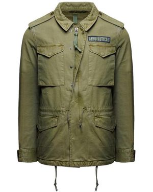 Aeronautica Militare Light Jackets - Green