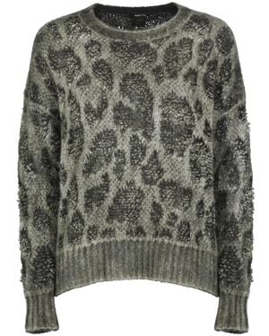 Avant Toi Round-Neck Knitwear - Verde