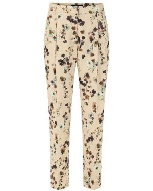 Marc Cain Tapered Trousers - Natural