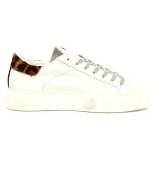 AMA BRAND Vintage-Effekt Schuhe, Made - Weiß