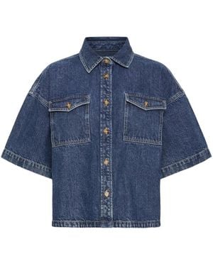 Ichi Denim Shirts - Azul