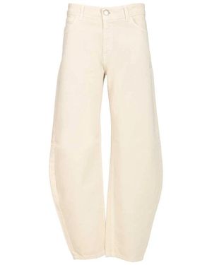 FEDERICA TOSI Loose-Fit Jeans - Natural