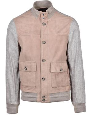 The Jack Leathers Bomber Jackets - Natural