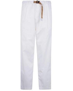 White Sand Straight Trousers - White