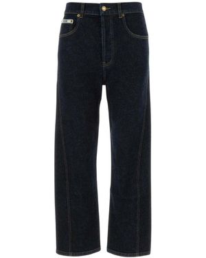 Moschino Straight Jeans - Azul