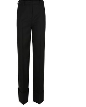 Valentino Garavani Einfache Wollhose - Schwarz