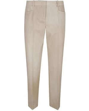 Ermanno Scervino Tapered Trousers - Natural
