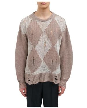 Paura Maglia Girocollo Orfei - Braun