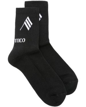 The Attico Logo Sokken - Zwart