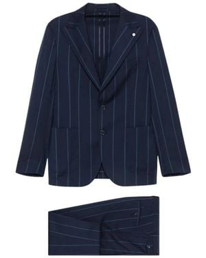 L.B.M. 1911 Single Breasted Suits - Blu