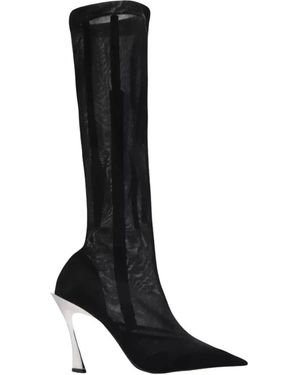 Mugler Heeled Boots - Negro