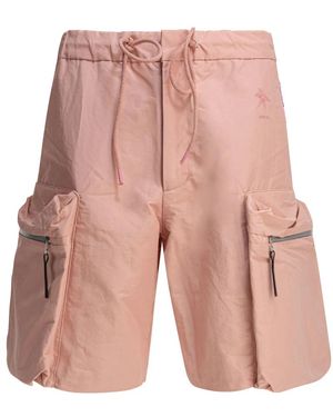 Goldwin Roze Bermuda's Met Trekkoord Tailleband - Rood