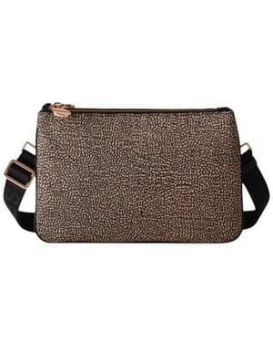 Borbonese Borsa Cross Over S - Braun