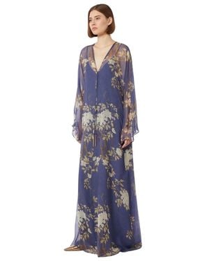 Max Mara Maxi-Kleider - Blau
