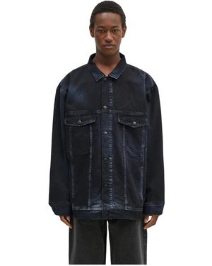 032c Denim Jackets - Nero