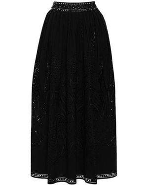 Alberta Ferretti Midi Skirts - Black