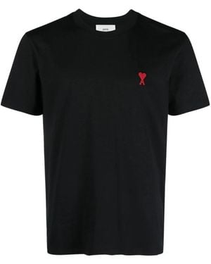 Ami Paris T-Shirts - Negro