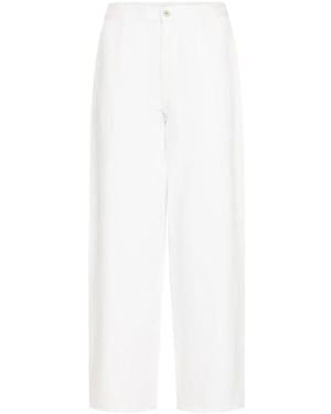 Ichi Wide Trousers - Blanco