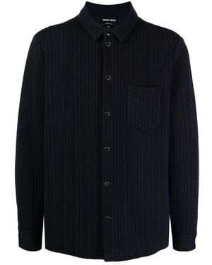 Giorgio Armani Casual Shirts - Blue