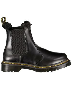 Dr. Martens Schoenen ,Zwart ,Leer 2976 Leonore Chelsea Boots
