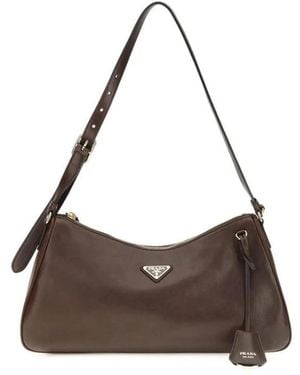 Prada Re-Edition Hobo Bag - Braun