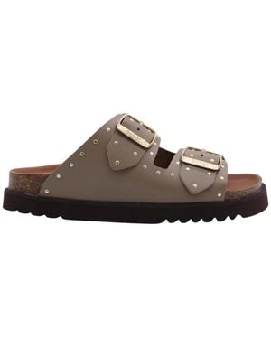 Scholl Sliders - Marrón
