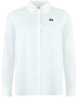 La Martina Overhemden ,Wit ,Katoen Divina Oxford Shirt