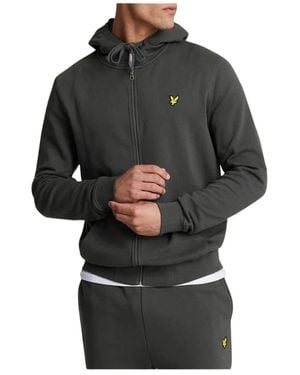 Lyle & Scott Zip-Throughs - Negro