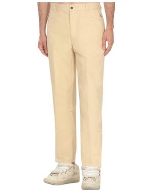 Lanvin Straight Pants - Natural