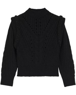 HUGO Round-Neck Knitwear - Negro