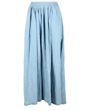 Forte Forte Abito in misto cotone e lino - Blu