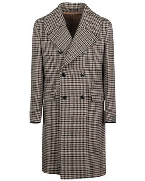 Gabriele Pasini Double-Breasted Coats - Brown