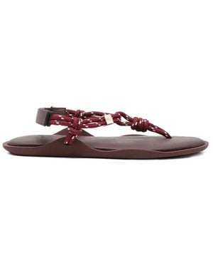 FLOWZE Flat Sandals - Rojo