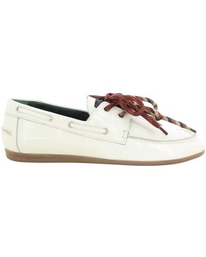 KIRUNA Schoenen ,Wit ,Moc W6 Sailor Shoe