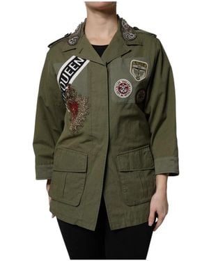 Dolce & Gabbana Cotton Blazer - Green