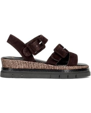 Luca Grossi Flat Sandals - Marrón