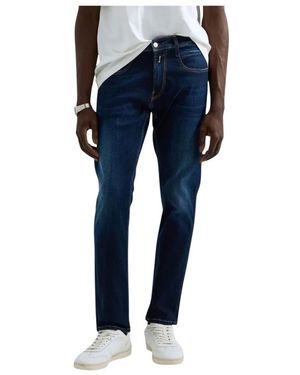 Replay Rechte Jeans - Blauw
