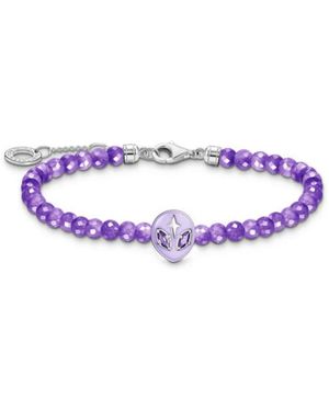 Thomas Sabo Armband Mit Amethyst-Imitat-Perle - Lila