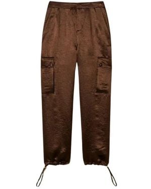Twinset Tapered Trousers - Marrón