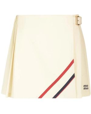 Miu Miu Short Skirts - Neutro