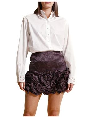 byTiMo Short Skirts - Blanco