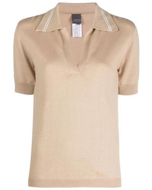 Lorena Antoniazzi Polo Shirts - Natural