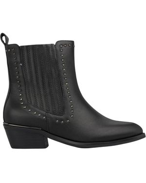Alma En Pena. Cowboy & Biker Boots - Black