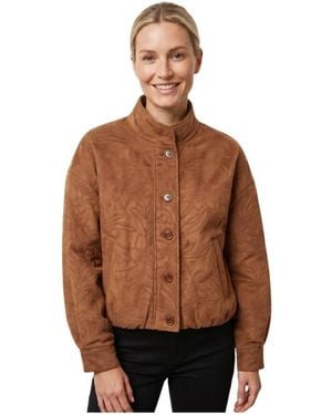 Amélie & Amélie Leather Jackets - Brown